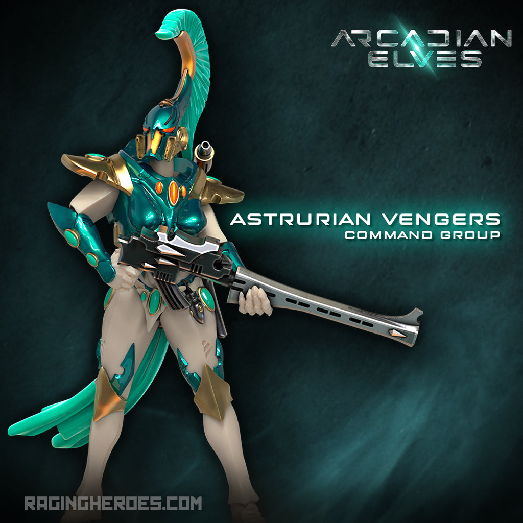 Astrurian Vengers, Command Group (AE - SF) - Raging Heroes