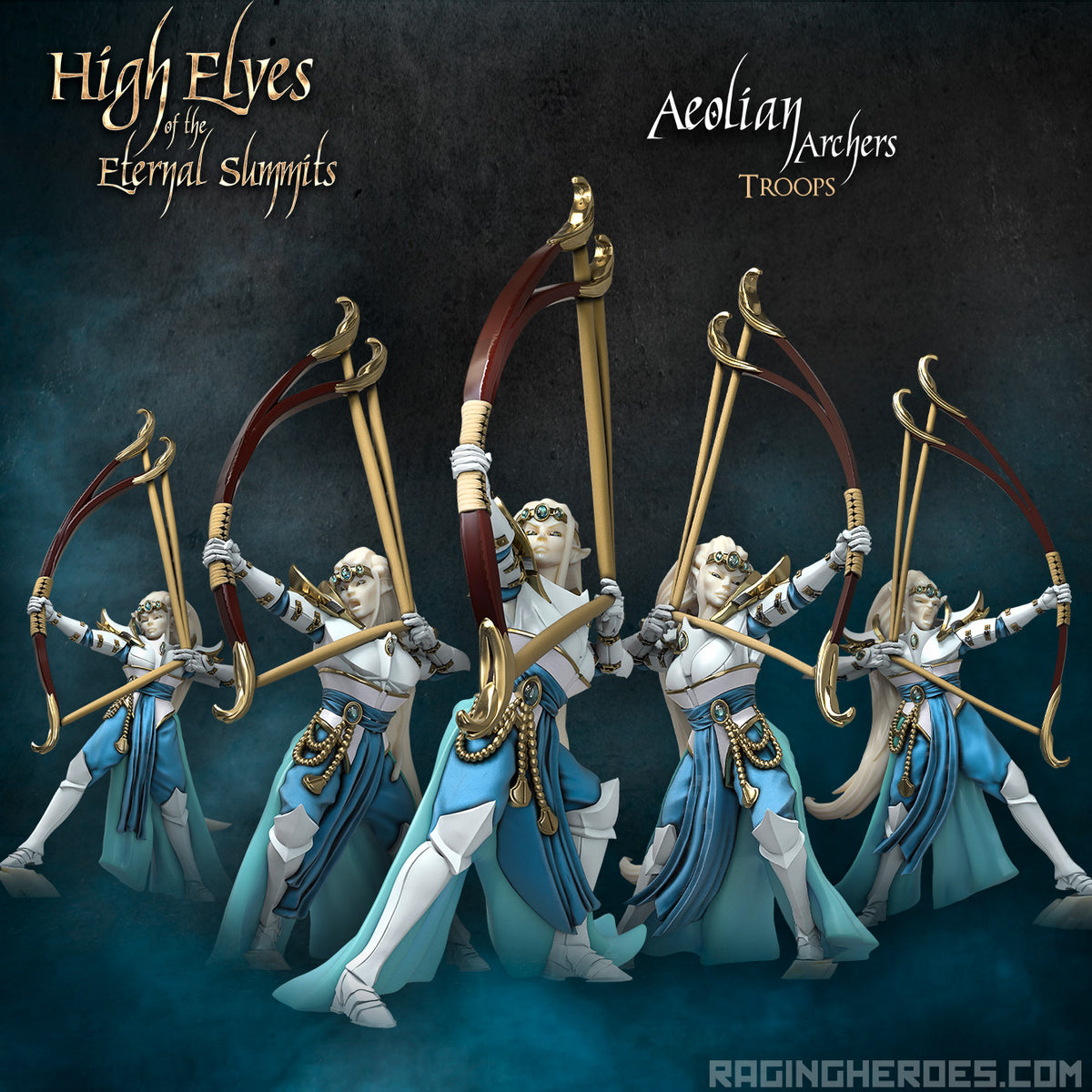 Valnaiir and the Aeolian Archers Pack (HE - F) - Raging Heroes