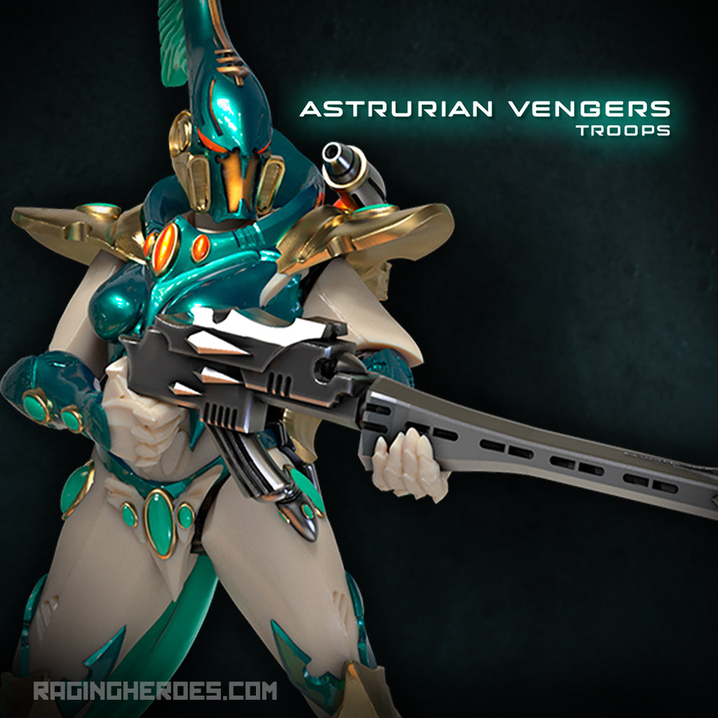 Astrurian Vengers, Troops (AE - SF) - Raging Heroes