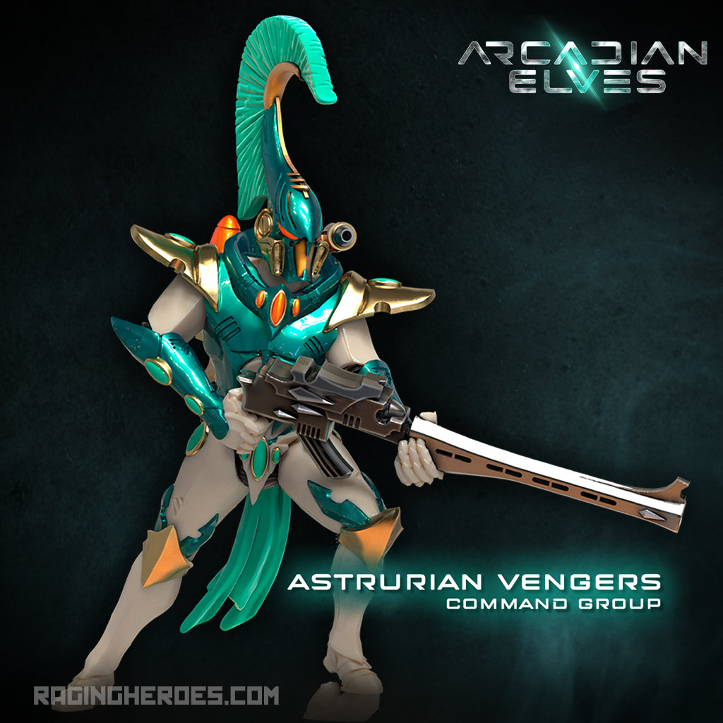 Astrurian Vengers, Command Group (AE - SF) - Raging Heroes