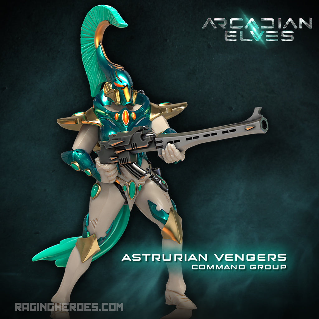 Astrurian Vengers, Command Group (AE - SF) - Raging Heroes