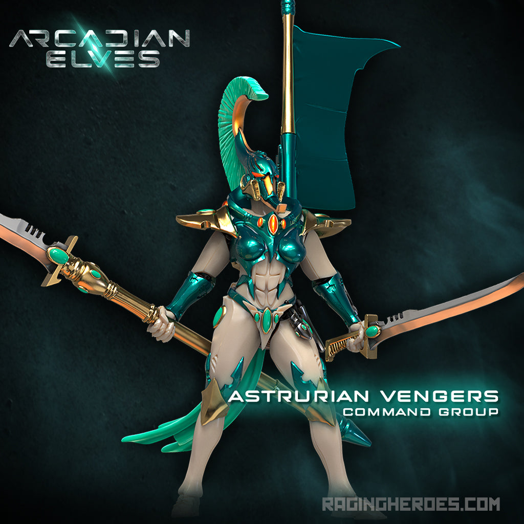 Astrurian Vengers, Command Group (AE - SF) - Raging Heroes