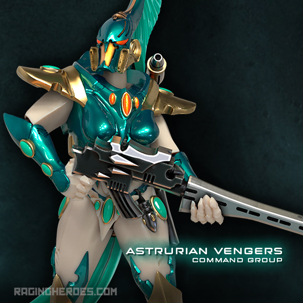 Astrurian Vengers, Command Group (AE - SF) - Raging Heroes