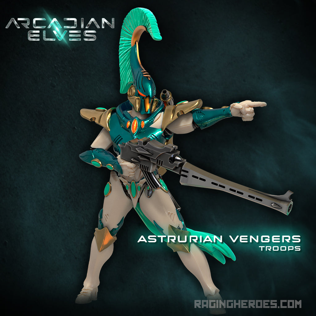 Astrurian Vengers, Troops (AE - SF) - Raging Heroes