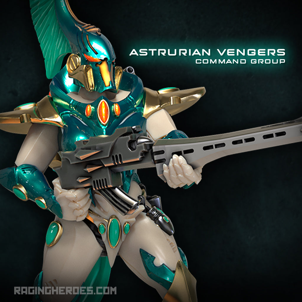 Astrurian Vengers, Command Group (AE - SF) - Raging Heroes