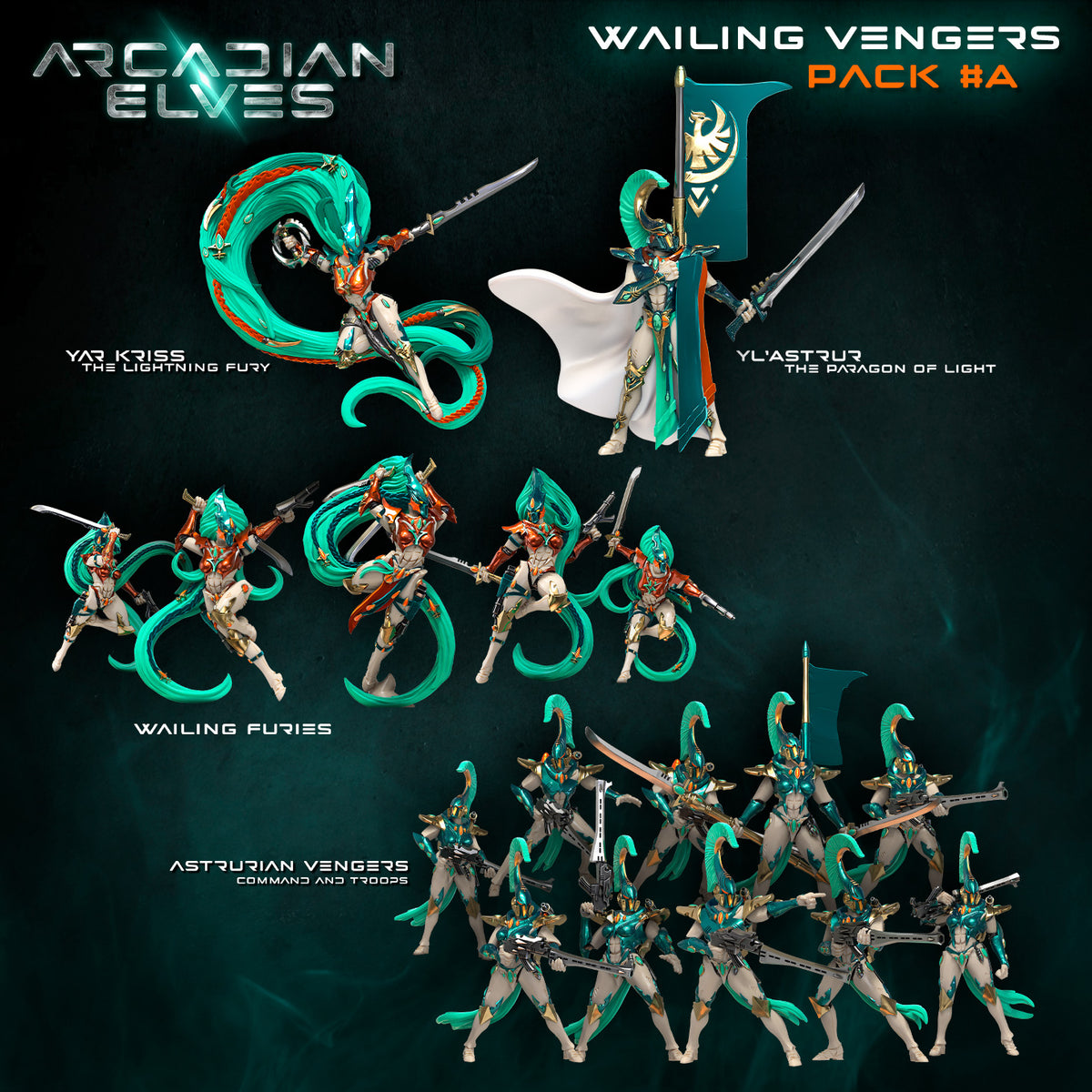 Wailing Vengers Packs (AE - SF) - Raging Heroes