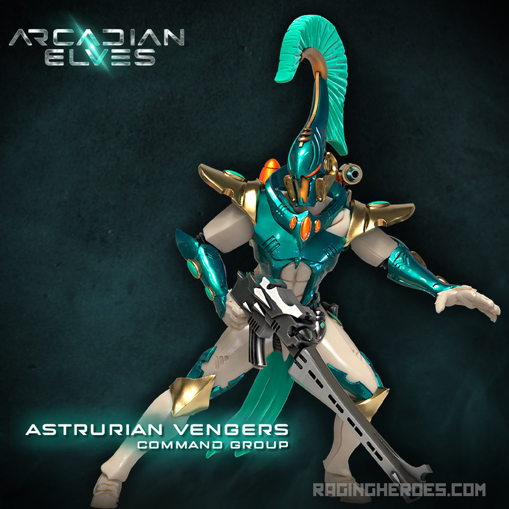 Astrurian Vengers, Command Group (AE - SF) - Raging Heroes