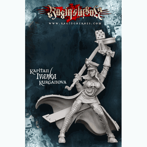 Kapitan Ivanka Kurganova (28mm) - Raging Heroes