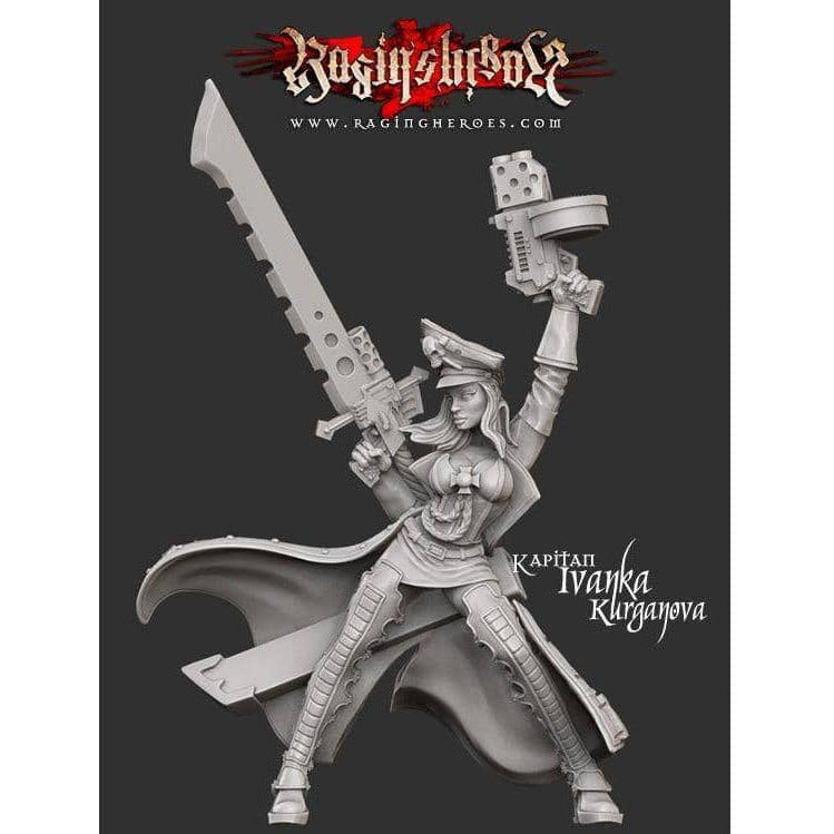 Kapitan Ivanka Kurganova (28mm) - Raging Heroes