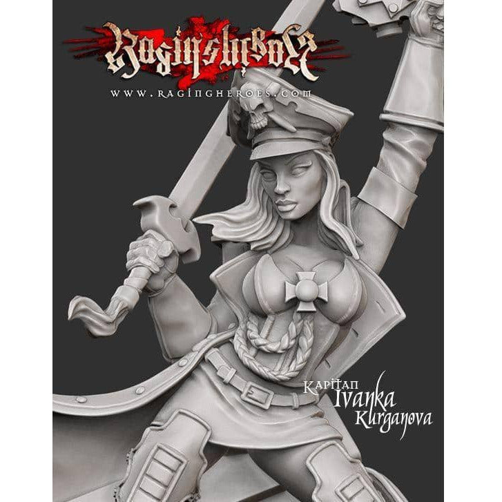 Kapitan Ivanka Kurganova (28mm) - Raging Heroes