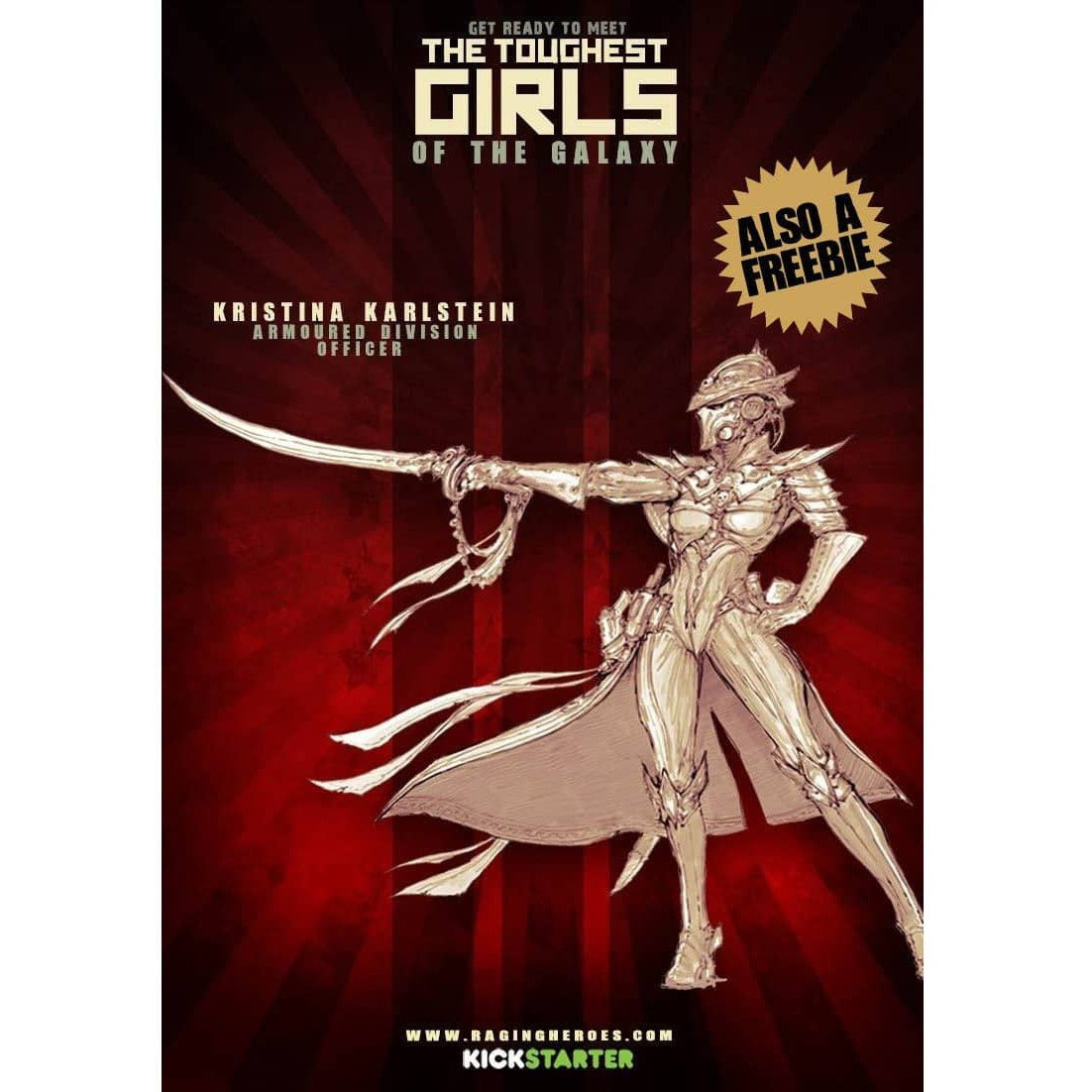 Kristina Karlstein, Armoured Division Officer (IE) - Raging Heroes