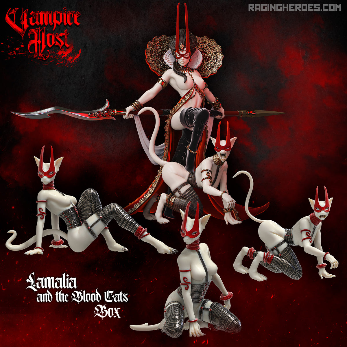 Lamalia and the Blood Cats Box (Vampires - F) - Raging Heroes