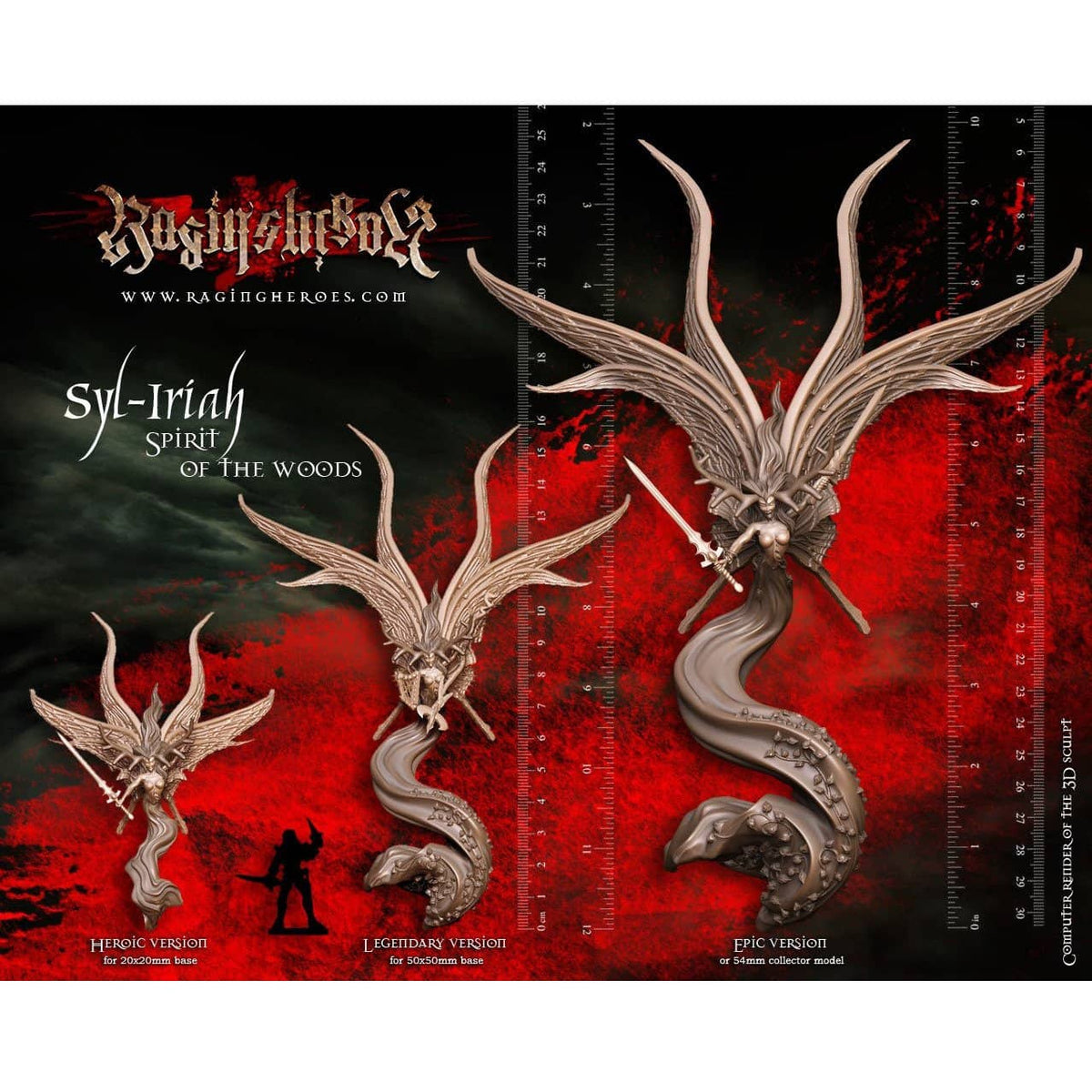 Syl-Iriah, Spirit of the Woods - Legendary version - Raging Heroes