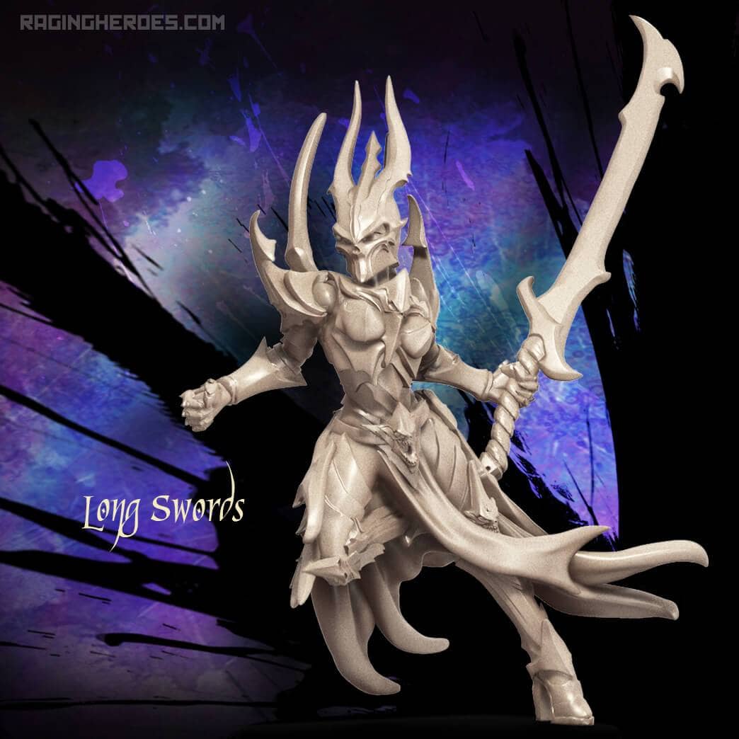 Long Swords - Command Group (DE - F) - Raging Heroes