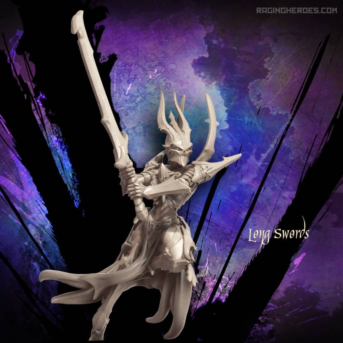 Long Swords - Command Group (DE - F) - Raging Heroes