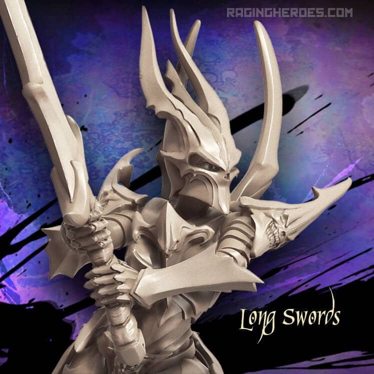 Long Swords - Command Group (DE - F) - Raging Heroes