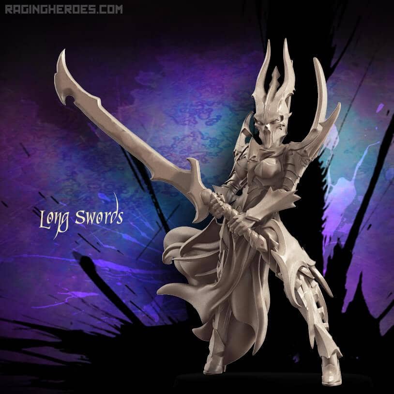 Long Swords - Command Group (DE - F) - Raging Heroes