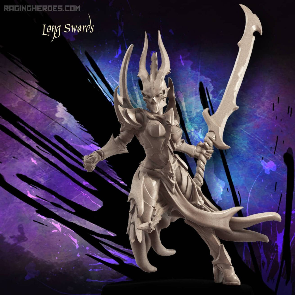 Long Swords - Command Group (DE - F) - Raging Heroes