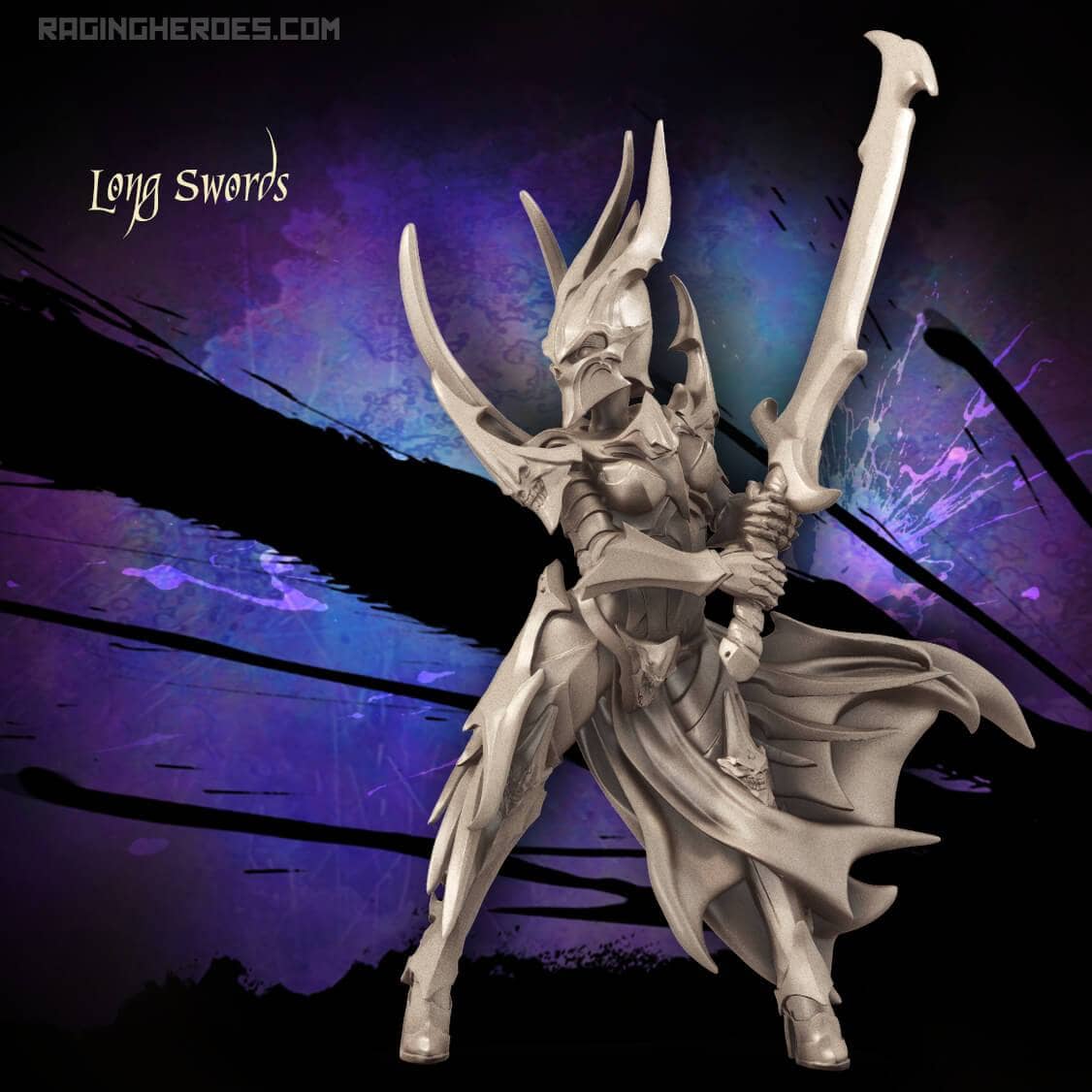 Long Swords - Command Group (DE - F) - Raging Heroes