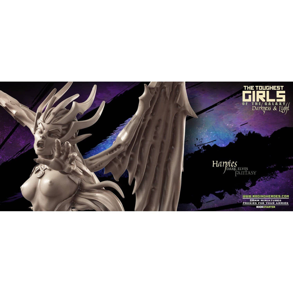 Exclusive DARK Elves Multipack with Harpies - Raging Heroes