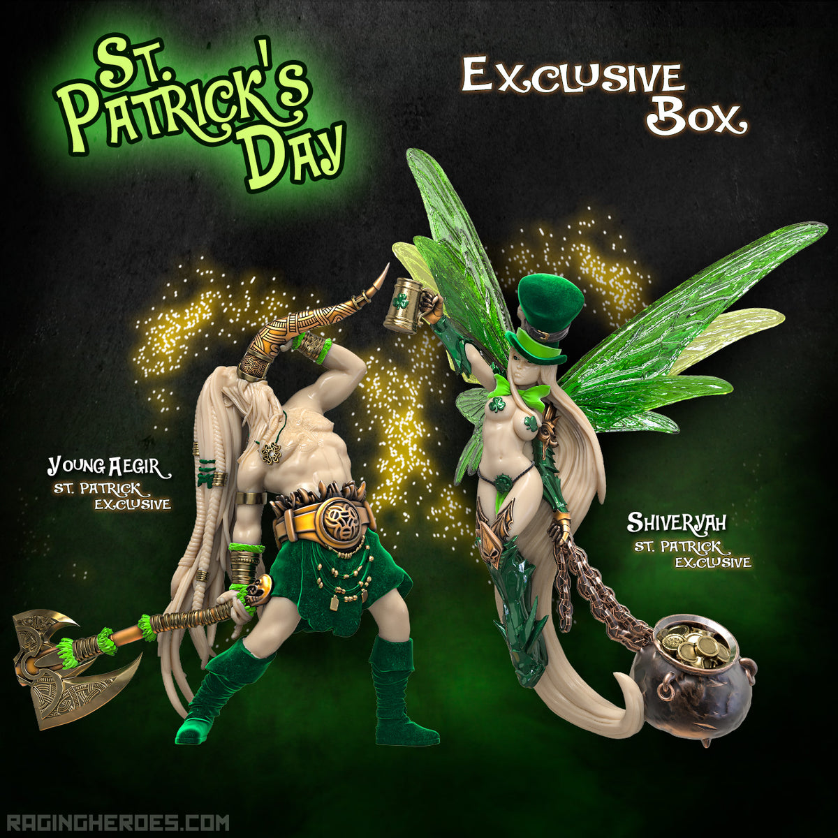 St Patrick Exclusive Box (Mix - F) - Raging Heroes