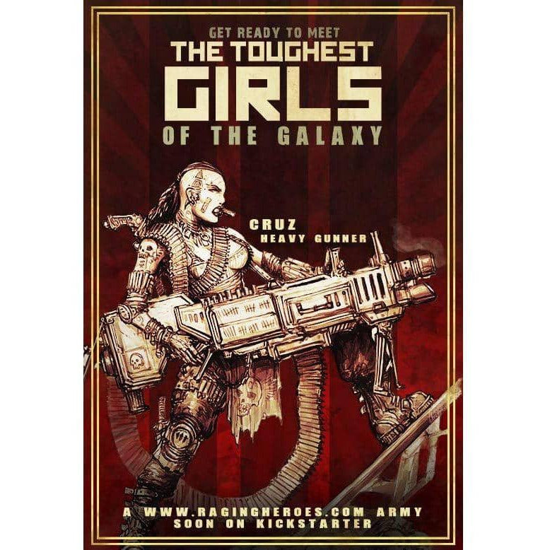 Cruz, Heavy Gunner (JB) - Raging Heroes
